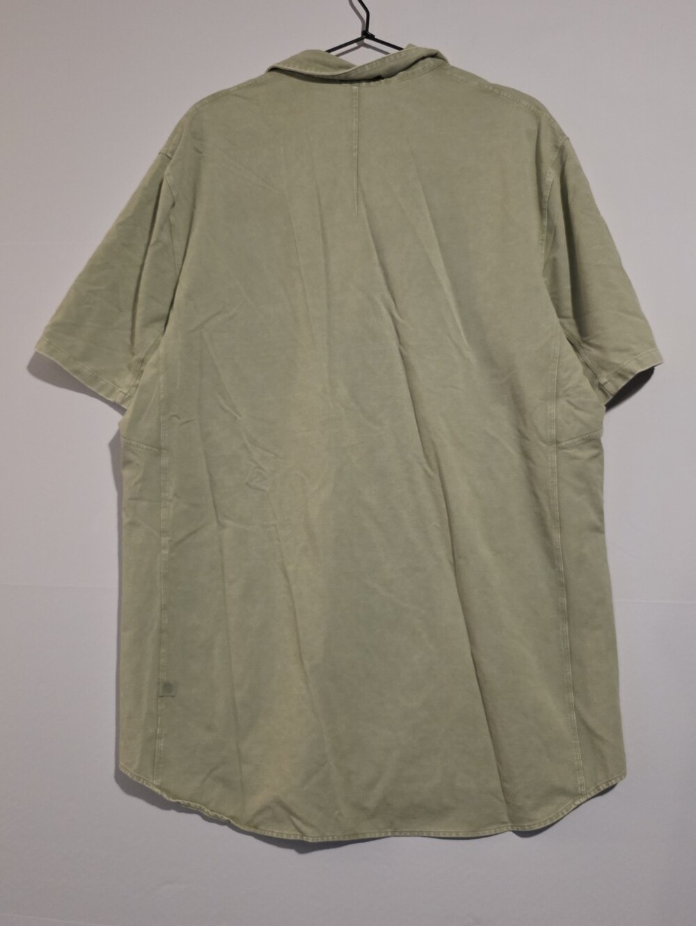 Lululemon Lululinen Stone Wash Green Shirt Button Down Size XL - Picture 5 of 7